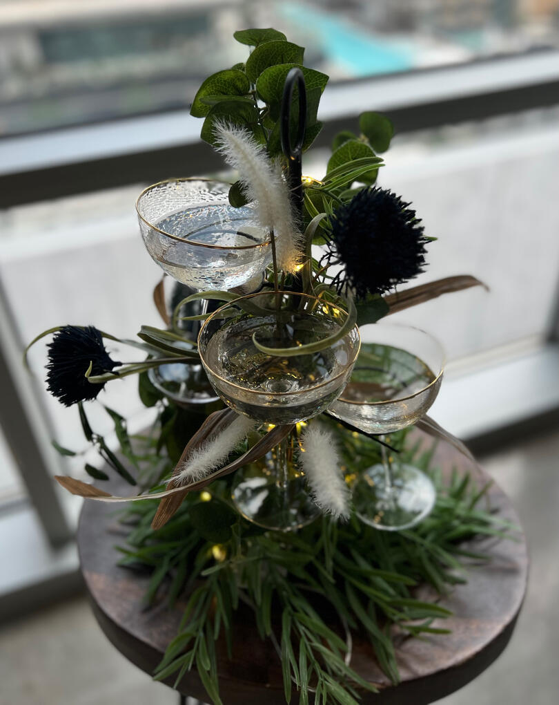 “The Champagne Experience” (Can also be used with shot glasses)